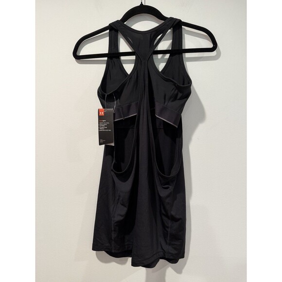 NEW Under Armour Heatgear Tank w/ Sports Bra Women Small Athletic Sports Stretch - Picture 2 of 5
